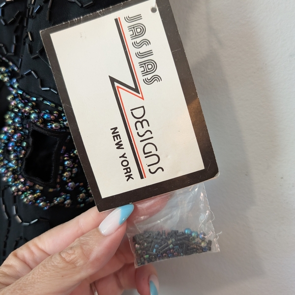 Vintage Jas Jas Black Beaded Gown - Picture 6 of 16